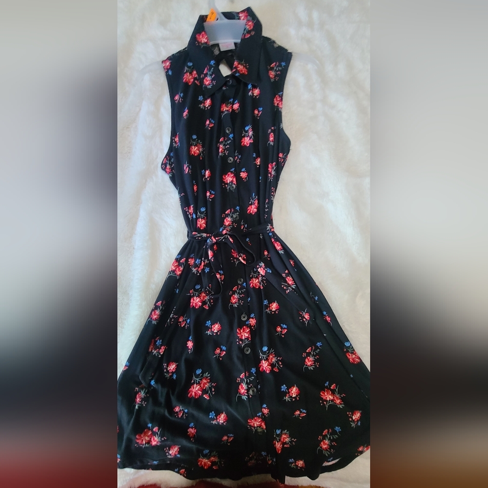 Sleeveless collard dress